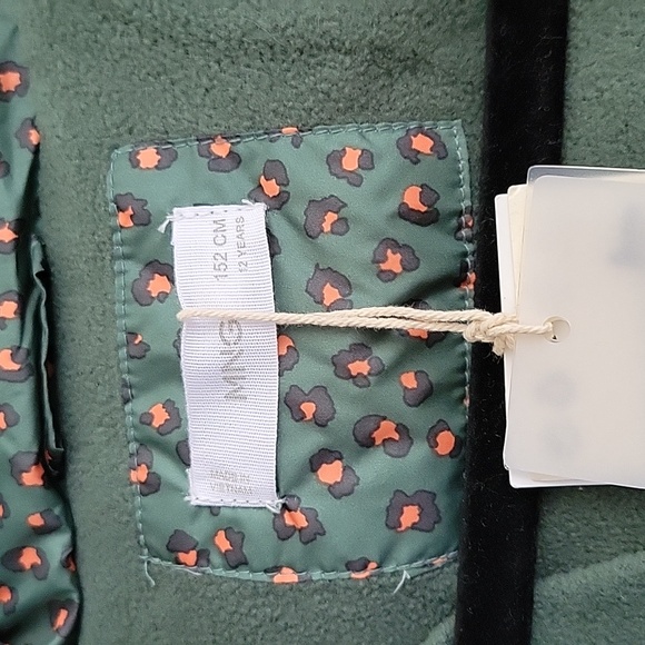 MNG KIDS Quilted long coat green - Picture 5 of 8